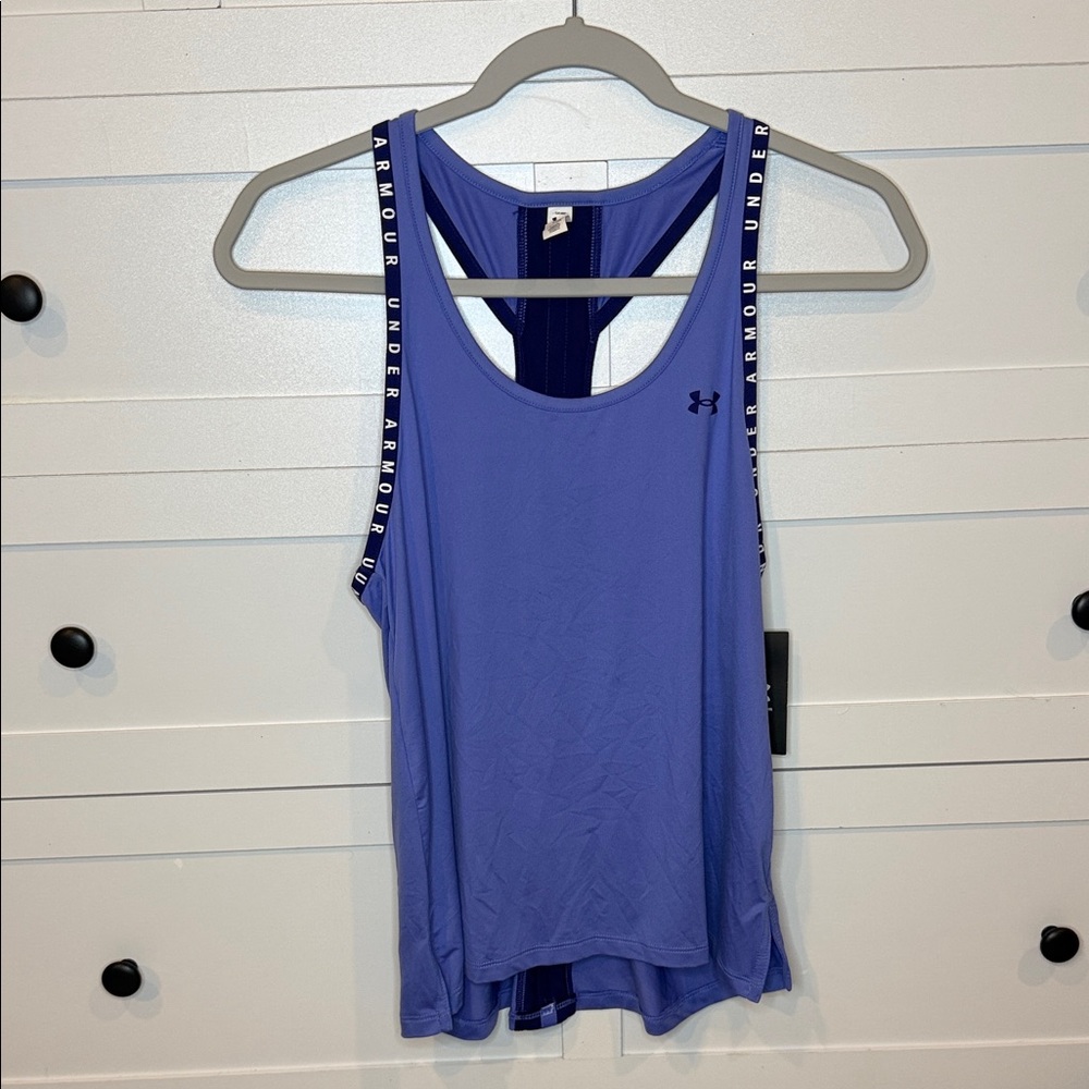 NWT Under Armour Heat Gear Women’s Loose Fit Knockout Tank